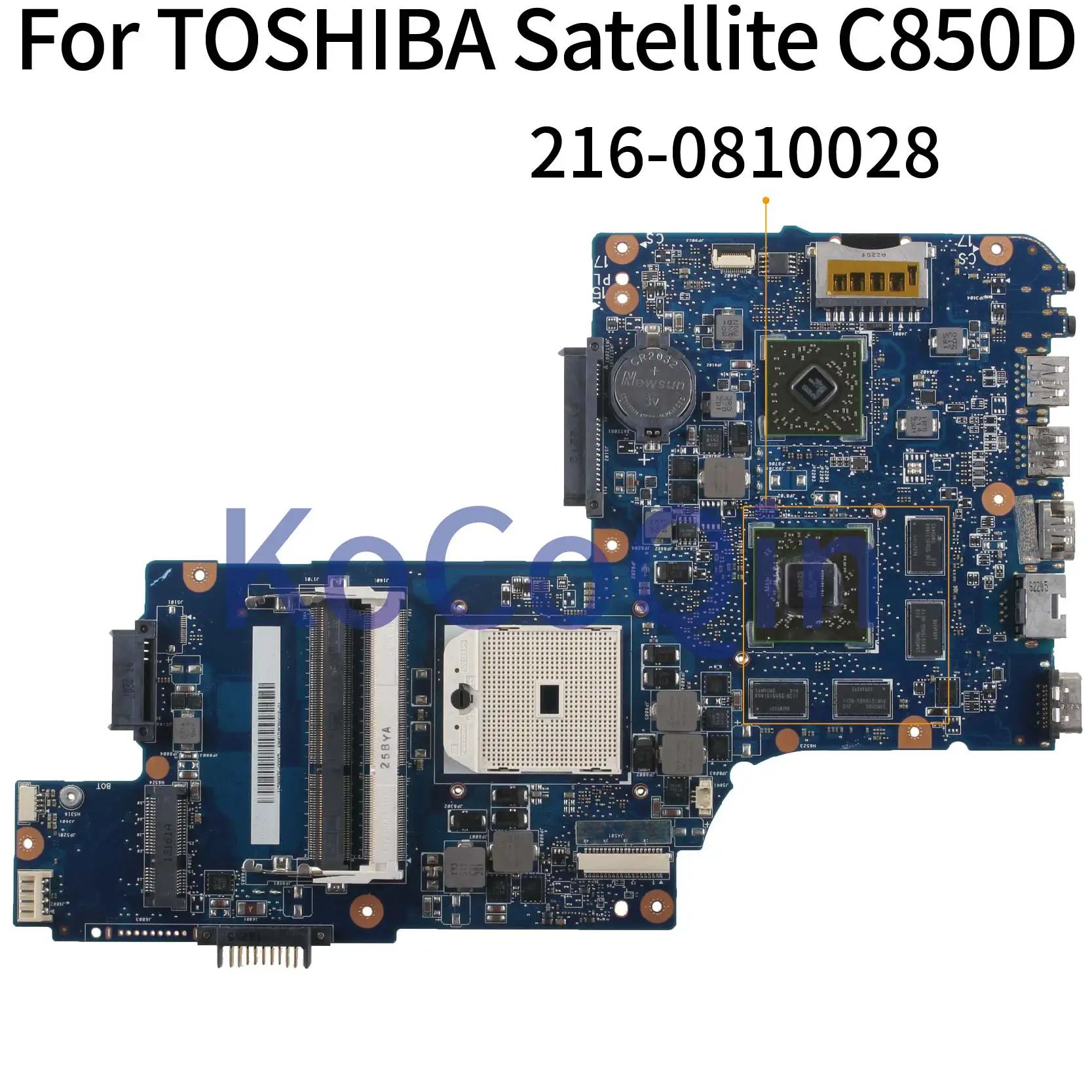 Материнская плата KoCoQin для ноутбука TOSHIBA Satellite C850D C855D, материнская плата 216-0810028
Материнская плата KoCoQin для ноутбука TOSHIBA Satellite C850D C855D, материнская плата 216-0810028