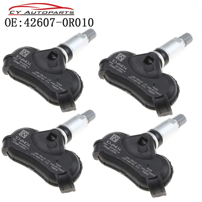 4PCS New TPMS Sensor For 2013-2019 Toyota Rav4 Highlander 315MHz 42607-0R010 426070R010 Tire Pressure Sensor
4PCS New TPMS Sensor For 2013-2019 Toyota Rav4 Highlander 315MHz 42607-0R010 426070R010 Tire Pressure Sensor