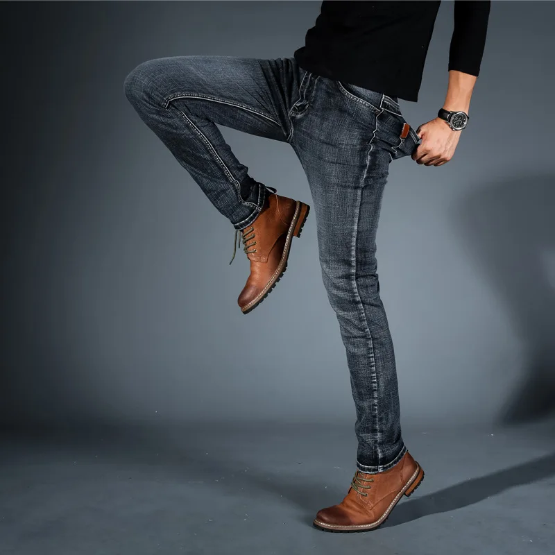 Thin Summer Denim Jeans Taper Zipper Fly Black Blue Casual Skinny Jeans For Men 2020 New
Thin Summer Denim Jeans Taper Zipper Fly Black Blue Casual Skinny Jeans For Men 2020 New