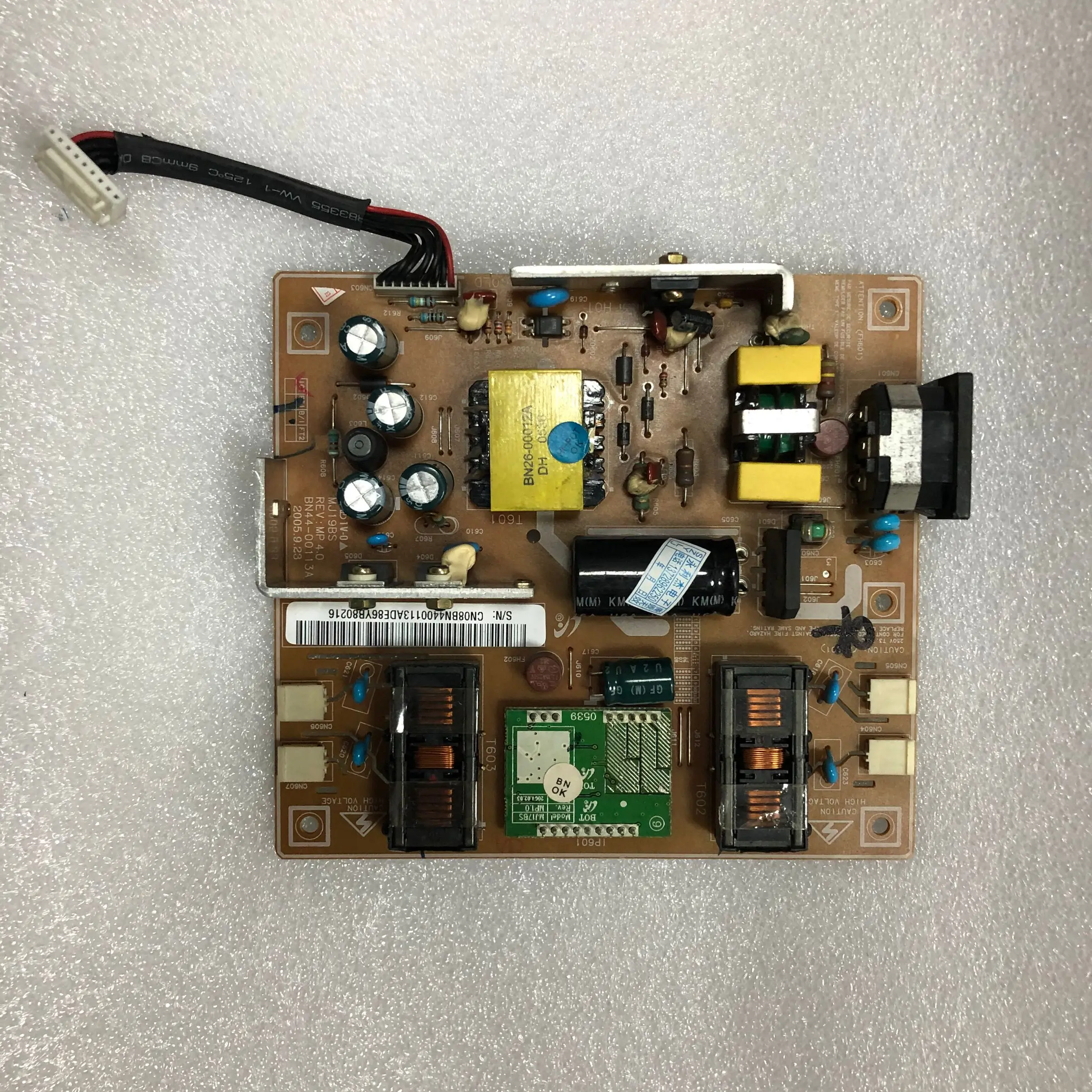 good work in stock power board BN44-00113A 
good work in stock power board BN44-00113A