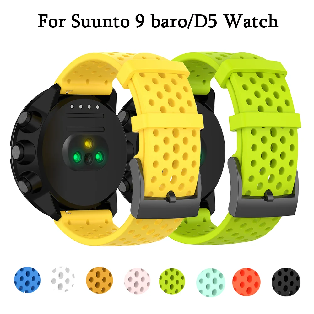 Ремешок силиконовый для Suunto Spartan Sport, сменный Браслет для Suunto 9/9 Baro/Suunto7/ D5, 24 мм
Ремешок силиконовый для Suunto Spartan Sport, сменный Браслет для Suunto 9/9 Baro/Suunto7/ D5, 24 мм