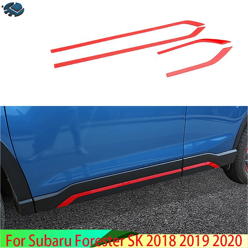 Для Subaru Forester SK 2018 2019 красная боковая дверная линия гарнир отделка тела акцент литье Крышка ободок Стайлинг протектор
Для Subaru Forester SK 2018 2019 красная боковая дверная линия гарнир отделка тела акцент литье Крышка ободок Стайлинг протектор