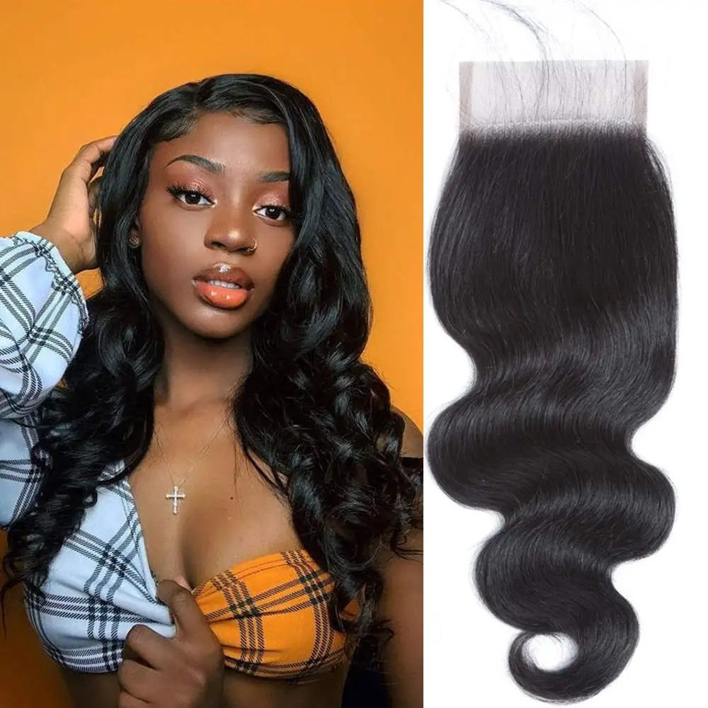 Body Wave 4x4 Lace Closure Transparent Brazilian Human Hair Extension 1/3/5 Pcs Swiss Lace Closure 100 %Remy Human Hair Hairline
Body Wave 4x4 Lace Closure Transparent Brazilian Human Hair Extension 1/3/5 Pcs Swiss Lace Closure 100 %Remy Human Hair Hairline