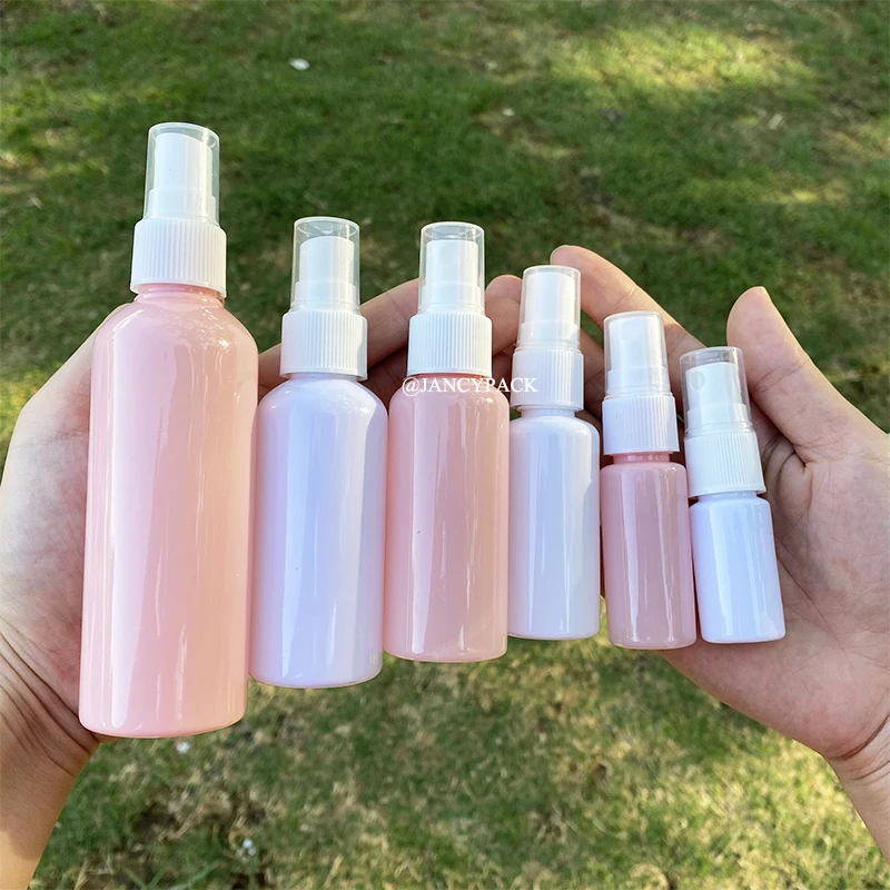 10/20/30/50100ml Pink white Empty fine mist PET Round Plastic Hair Spray Bottle For Skin Care Lotion Cream cosmetic packaging
10/20/30/50100ml Pink white Empty fine mist PET Round Plastic Hair Spray Bottle For Skin Care Lotion Cream cosmetic packaging