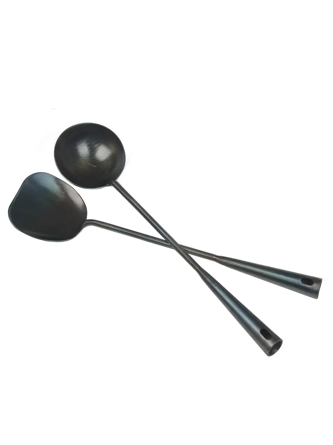 ZhenSanHuan Chinese Traditional Hand Hammered Iron Long Handle Ladle &Turner Set
ZhenSanHuan Chinese Traditional Hand Hammered Iron Long Handle Ladle &Turner Set