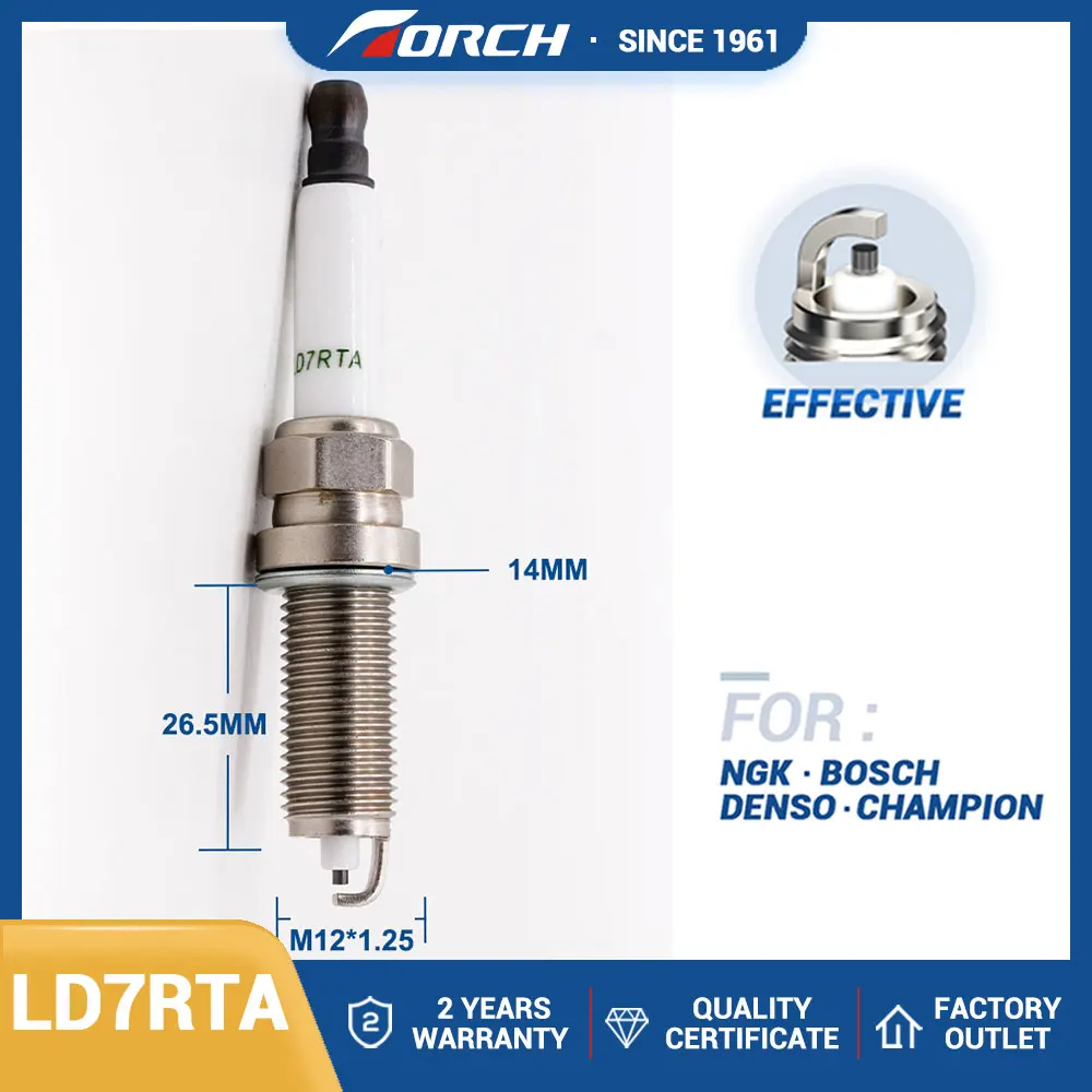 Свеча TORC LD7RTA замена свечи зажигания LZKAR7A-D для VR7SES CHAMPION REA8MX Denso XE20HRU9
Свеча TORC LD7RTA замена свечи зажигания LZKAR7A-D для VR7SES CHAMPION REA8MX Denso XE20HRU9