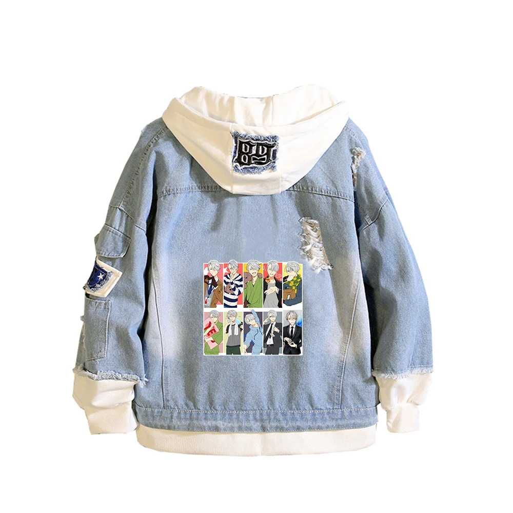 YURI on ICE Unisex Jeans Hoodies Cartoon Demin Jacket Spring Long Sleeve Sweatshirt Couple Windbreaker Harajuku Boys Streetwear
YURI on ICE Unisex Jeans Hoodies Cartoon Demin Jacket Spring Long Sleeve Sweatshirt Couple Windbreaker Harajuku Boys Streetwear
