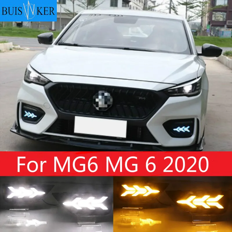 1 Pair Car LED Daytime Running Lights White Yellow Blue Running Turn signal DRL For MG6 MG 6 2020 Fog Lamp Covers
1 Pair Car LED Daytime Running Lights White Yellow Blue Running Turn signal DRL For MG6 MG 6 2020 Fog Lamp Covers