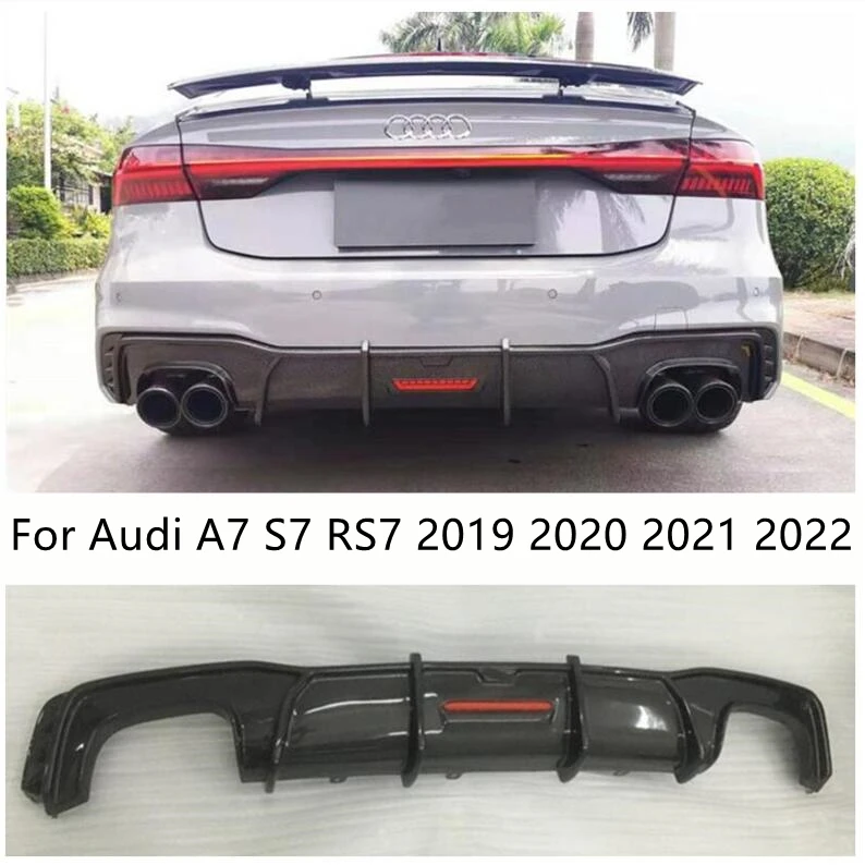 For Audi A7 S7 RS7 2019 2020 2021 2022 Real Carbon Fiber Rear Diffuser Lip Spoiler High Quality Car Bumper Accessories
For Audi A7 S7 RS7 2019 2020 2021 2022 Real Carbon Fiber Rear Diffuser Lip Spoiler High Quality Car Bumper Accessories