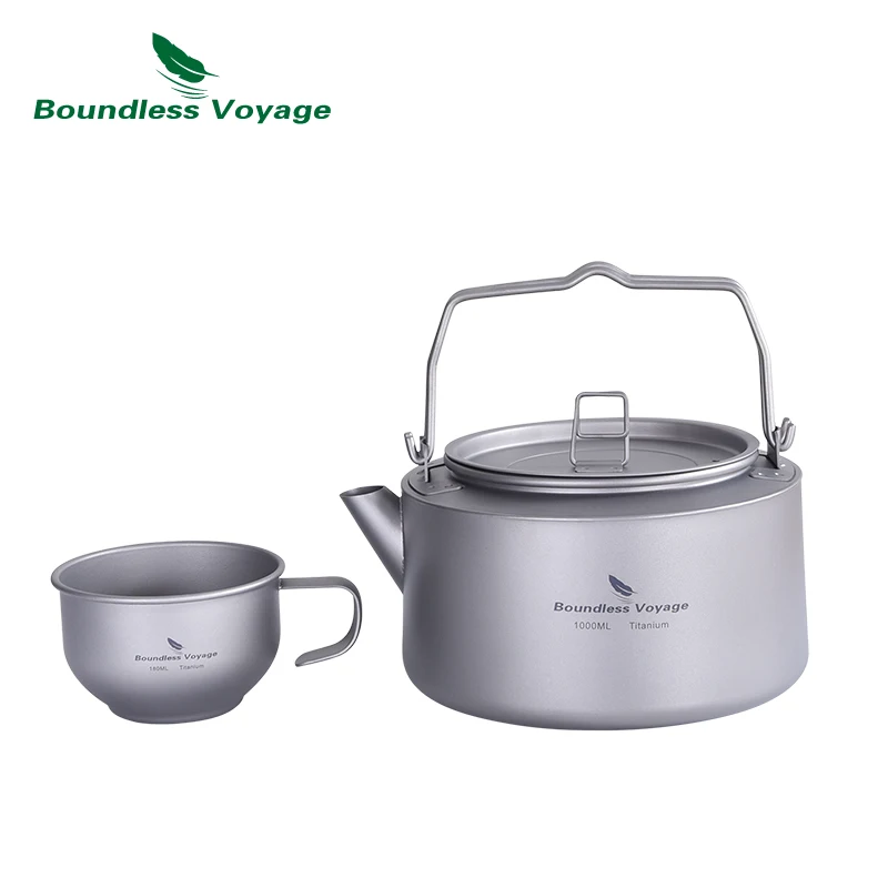 Boundless Voyage Outdoor Camping Titanium 1L Kettle with Folding Handle Filter Ultralight Big Capacity Pot Tea Mug Coffee Cup
Boundless Voyage Outdoor Camping Titanium 1L Kettle with Folding Handle Filter Ultralight Big Capacity Pot Tea Mug Coffee Cup