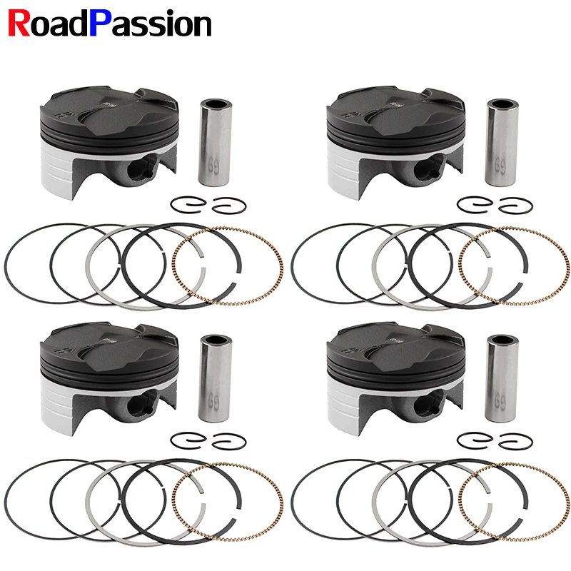 4Sets Motorcycle Accessories Cylinder Bore STD~+100 Size 67 67.5 68mm Piston Rings Full Kit For HONDA CBR600 F5 2003-2006
4Sets Motorcycle Accessories Cylinder Bore STD~+100 Size 67 67.5 68mm Piston Rings Full Kit For HONDA CBR600 F5 2003-2006