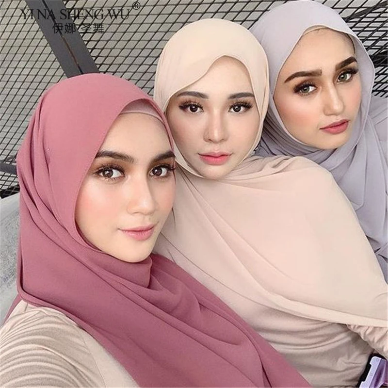New Style Plain Bubble Hijab Shawl Scarf Fashion Women Solid Color Long Shawls Wraps Muslim Hijabs Scarves Ladies Foulard Femme
New Style Plain Bubble Hijab Shawl Scarf Fashion Women Solid Color Long Shawls Wraps Muslim Hijabs Scarves Ladies Foulard Femme