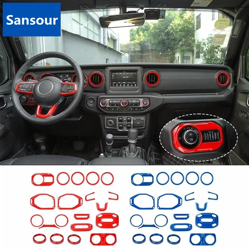 Car Dashboard Interior Decoration Suite Kit Cover Sticker for Jeep Wrangler JL 2018 2019 2020 2021 2022 Accessories Sansour
Car Dashboard Interior Decoration Suite Kit Cover Sticker for Jeep Wrangler JL 2018 2019 2020 2021 2022 Accessories Sansour