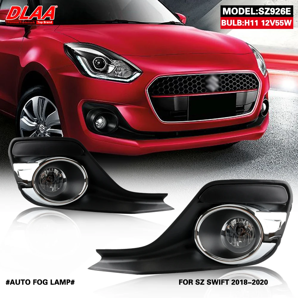 DLAA For SWIFT 2018 2019 2020 Front Fog Lights Car Styling Spot Light Fog Lamps With Switch - 1 Pair
DLAA For SWIFT 2018 2019 2020 Front Fog Lights Car Styling Spot Light Fog Lamps With Switch - 1 Pair