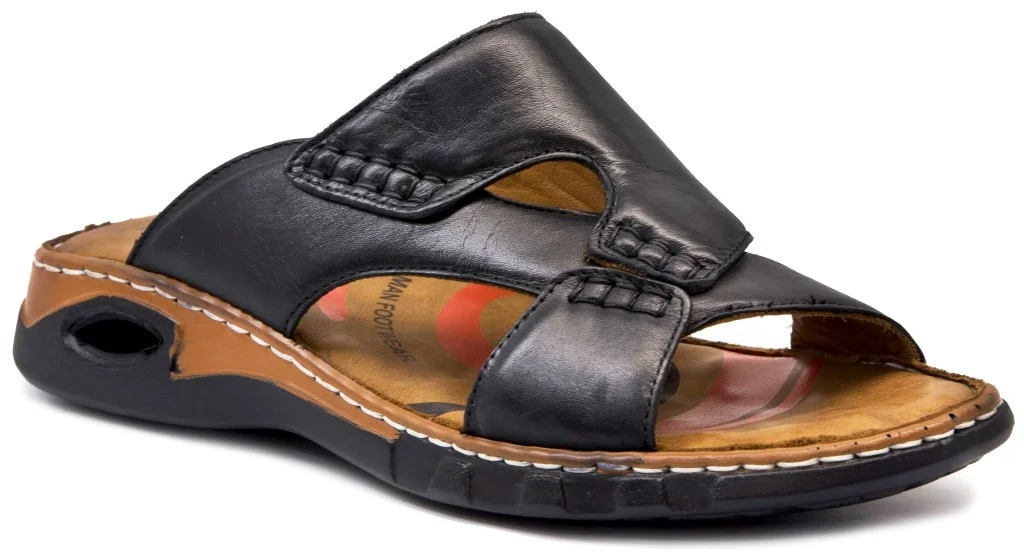 Forelli 40501 Black 2021 Summer Male Slippers Sandals Daily Use Real Cow Skin Anatomical Comfortable Casual Soft Outsole
Forelli 40501 Black 2021 Summer Male Slippers Sandals Daily Use Real Cow Skin Anatomical Comfortable Casual Soft Outsole