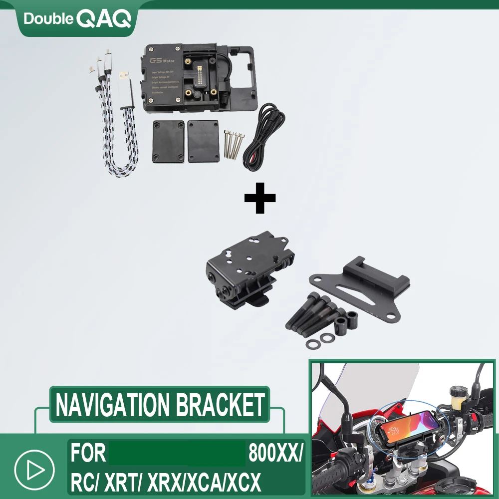 For tiger 800 XCX/XCA 2016-2021 Motorcycle Navigation Bracket GPS Plate Bracket Phone Holder USB 2020 2019 2018 2017
For tiger 800 XCX/XCA 2016-2021 Motorcycle Navigation Bracket GPS Plate Bracket Phone Holder USB 2020 2019 2018 2017