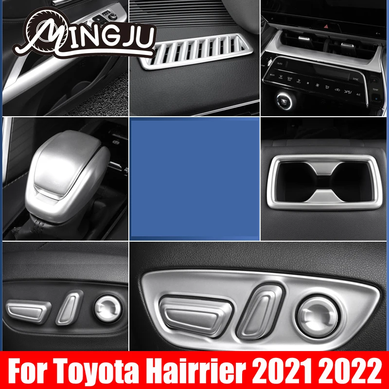 For Toyota Harrier 2021 2022 Car Silver Color Interior Decoration Cover Stickers ABS Accessories
For Toyota Harrier 2021 2022 Car Silver Color Interior Decoration Cover Stickers ABS Accessories