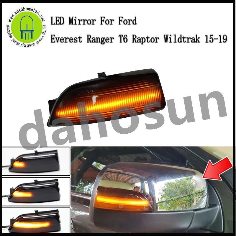 2Pcs Dahosun Dynamic Turn Signal Light LED Side Mirror Indicator Blinker for Ford Everest 2015-2019 Ranger T6 Raptor
2Pcs Dahosun Dynamic Turn Signal Light LED Side Mirror Indicator Blinker for Ford Everest 2015-2019 Ranger T6 Raptor