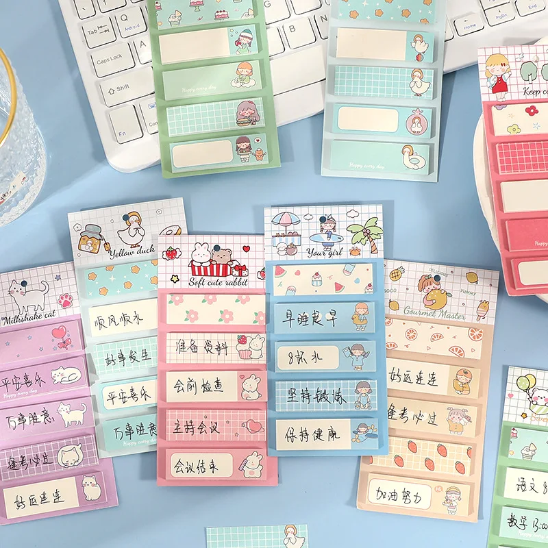100Pcs/set kawaii Rabbit girl index Sticky Memo Pad Diary Stationary Flakes Scrapbook Decorative Cute Self-Stick Notes
100Pcs/set kawaii Rabbit girl index Sticky Memo Pad Diary Stationary Flakes Scrapbook Decorative Cute Self-Stick Notes