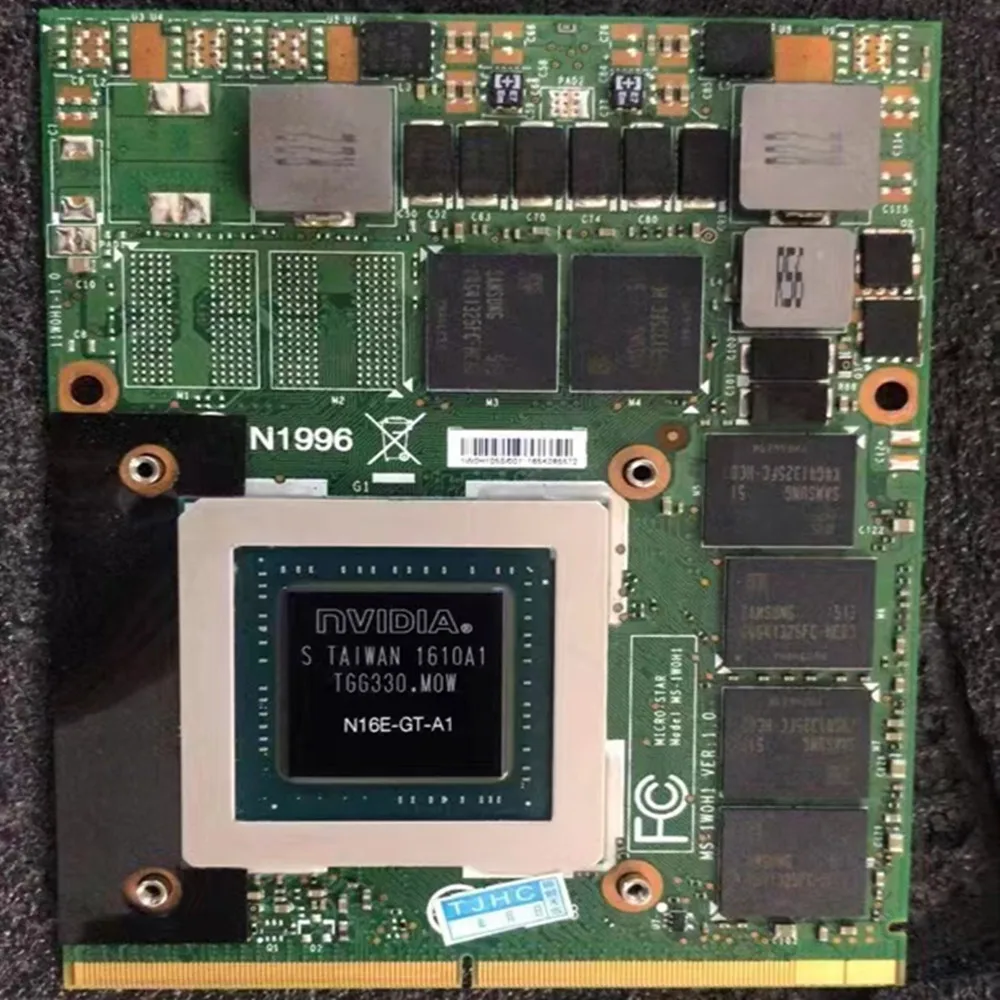 Видеокарта GTX 970M GTX970M MS-1W0J1 3G DDR5 192 бит VGA для серии MSI 16F3 16F4 1762 1763 GT60 GT70 GE72
Видеокарта GTX 970M GTX970M MS-1W0J1 3G DDR5 192 бит VGA для серии MSI 16F3 16F4 1762 1763 GT60 GT70 GE72