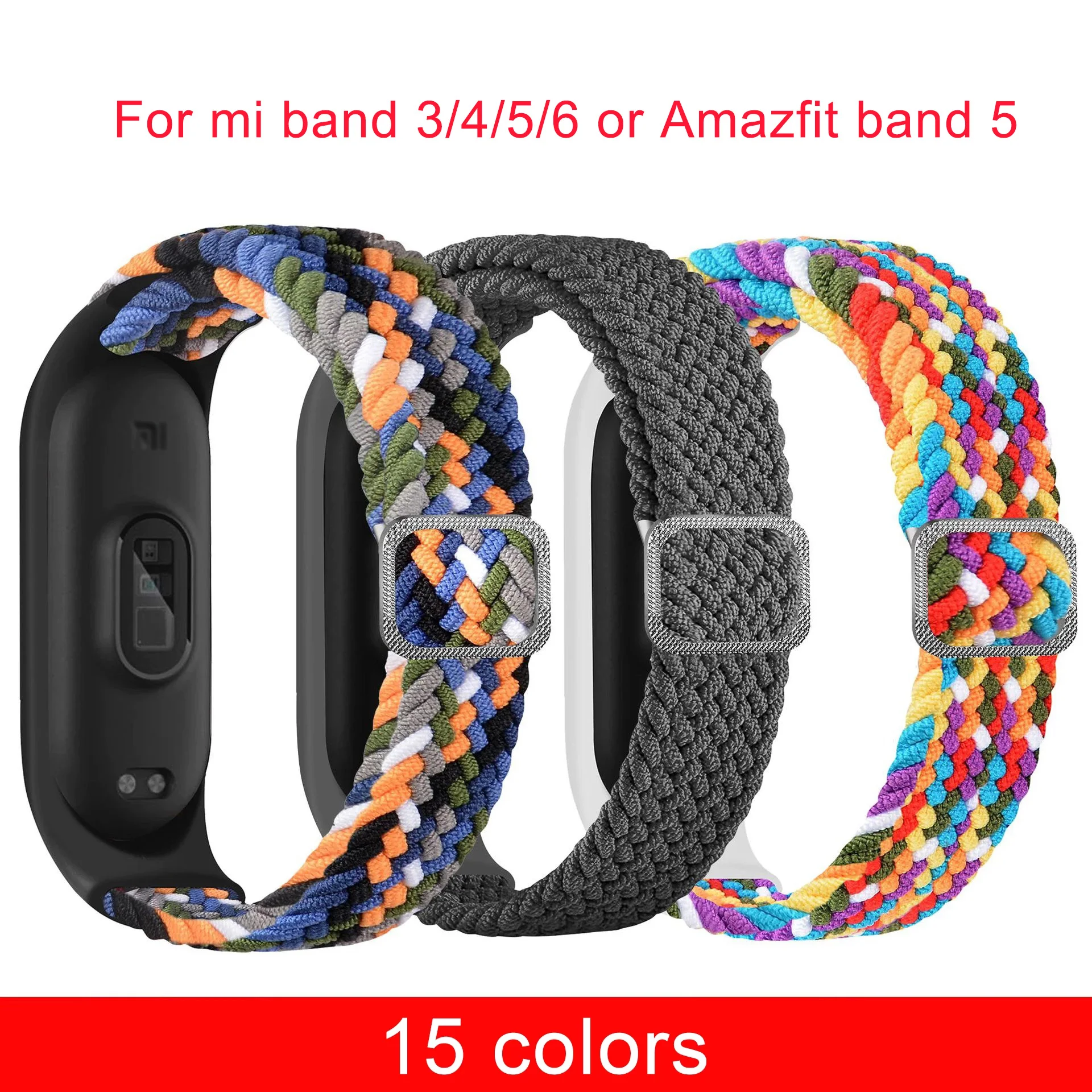 Forwelleny для Xiaomi Amazfit band 5 Mi Band 3/4/5/6 ремешок браслет с регулируемой пряжкой нейлоновый плетеный эластичный
Forwelleny для Xiaomi Amazfit band 5 Mi Band 3/4/5/6 ремешок браслет с регулируемой пряжкой нейлоновый плетеный эластичный