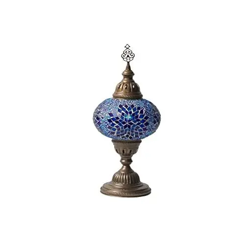 Handmade Turkish Mosaic Table Lamp (Egyptian, Arabian, Moroccan) (Blue Star)
Handmade Turkish Mosaic Table Lamp (Egyptian, Arabian, Moroccan) (Blue Star)