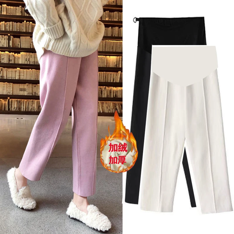 6029# Winter Thicken Warm Woolen Maternity Straight Pants Plus Velvet Thermal Fleece Bely Pants for Pregnant Women Ins Pregnancy
6029# Winter Thicken Warm Woolen Maternity Straight Pants Plus Velvet Thermal Fleece Bely Pants for Pregnant Women Ins Pregnancy