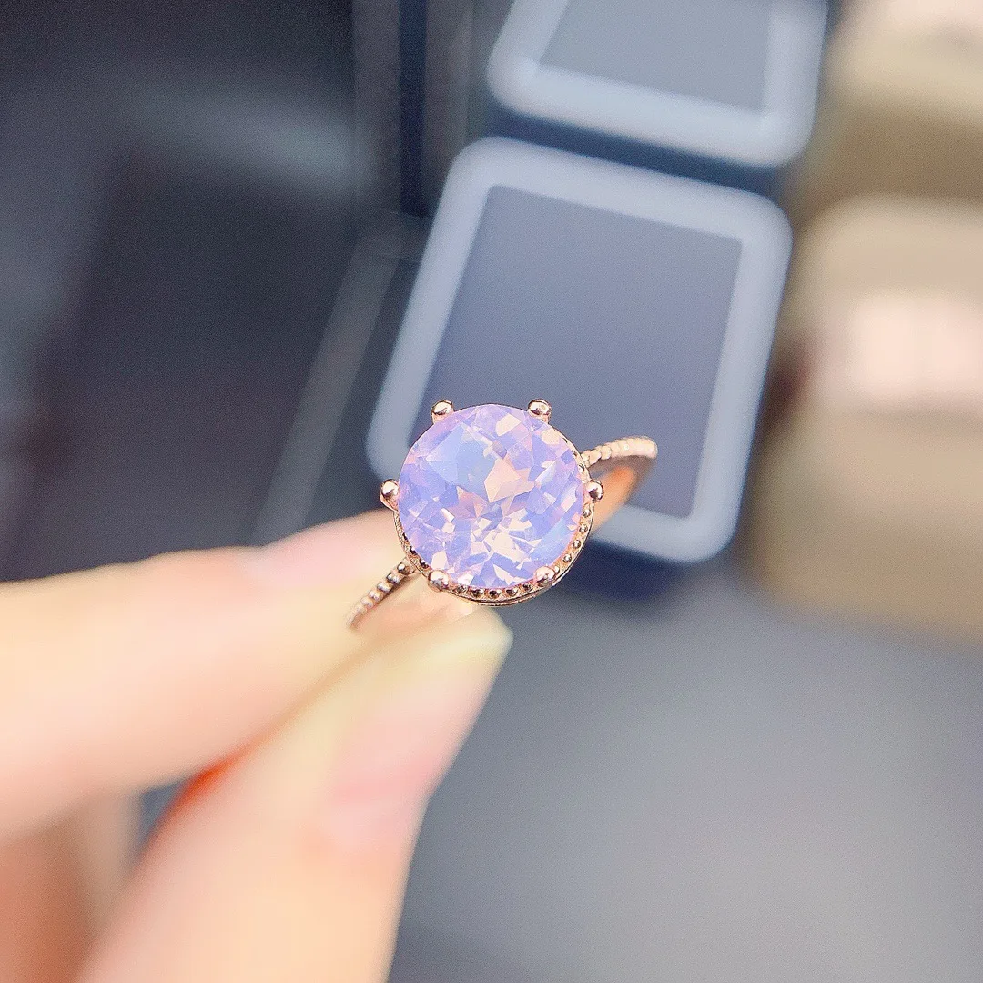 Faceted Round 8mm Natural Lavender Quartz Engagement Ring Fine Jewelry Women 925 Silver Rings
Faceted Round 8mm Natural Lavender Quartz Engagement Ring Fine Jewelry Women 925 Silver Rings