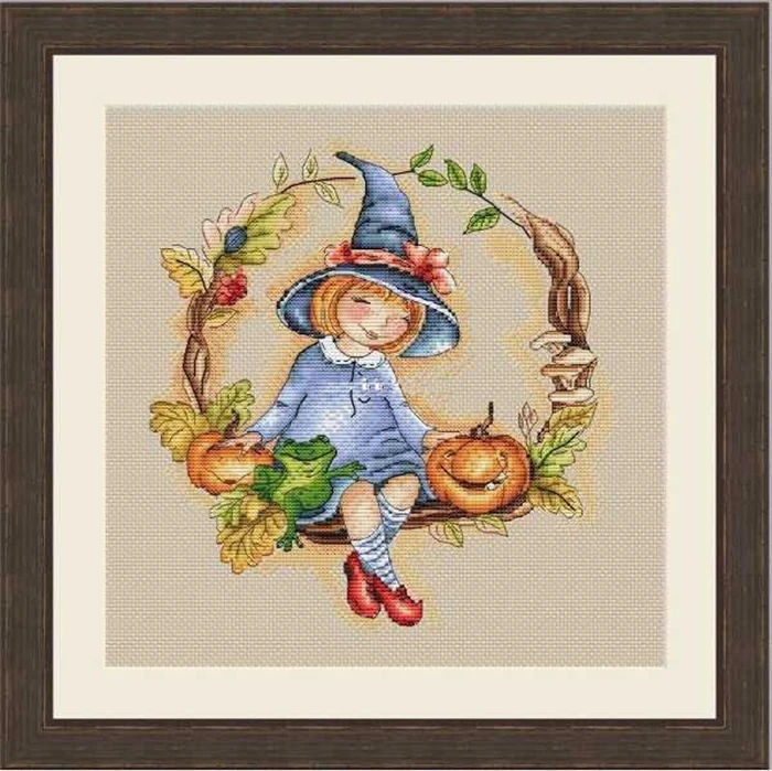 Pretty Little Witch Cross Stitch Kit, Greeting Needlework, Counted Cross-Stitching Kits, New Style
Pretty Little Witch Cross Stitch Kit, Greeting Needlework, Counted Cross-Stitching Kits, New Style