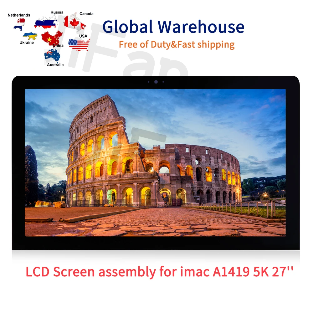 For iMac 27'' Retina 5K Laptop LCD Screen A1419 LM270QQ1 SDA2 2014 2015 2017 MF886 MF885 MK462 MK482 Ship From NL AU DE USA
For iMac 27'' Retina 5K Laptop LCD Screen A1419 LM270QQ1 SDA2 2014 2015 2017 MF886 MF885 MK462 MK482 Ship From NL AU DE USA