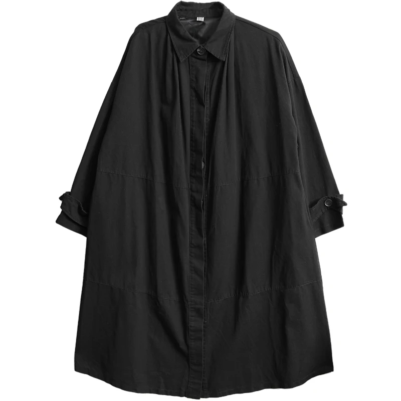 Men's new trench coat long coat neutral dark urban youth fashion loose over the knee large size trench coat
Men's new trench coat long coat neutral dark urban youth fashion loose over the knee large size trench coat