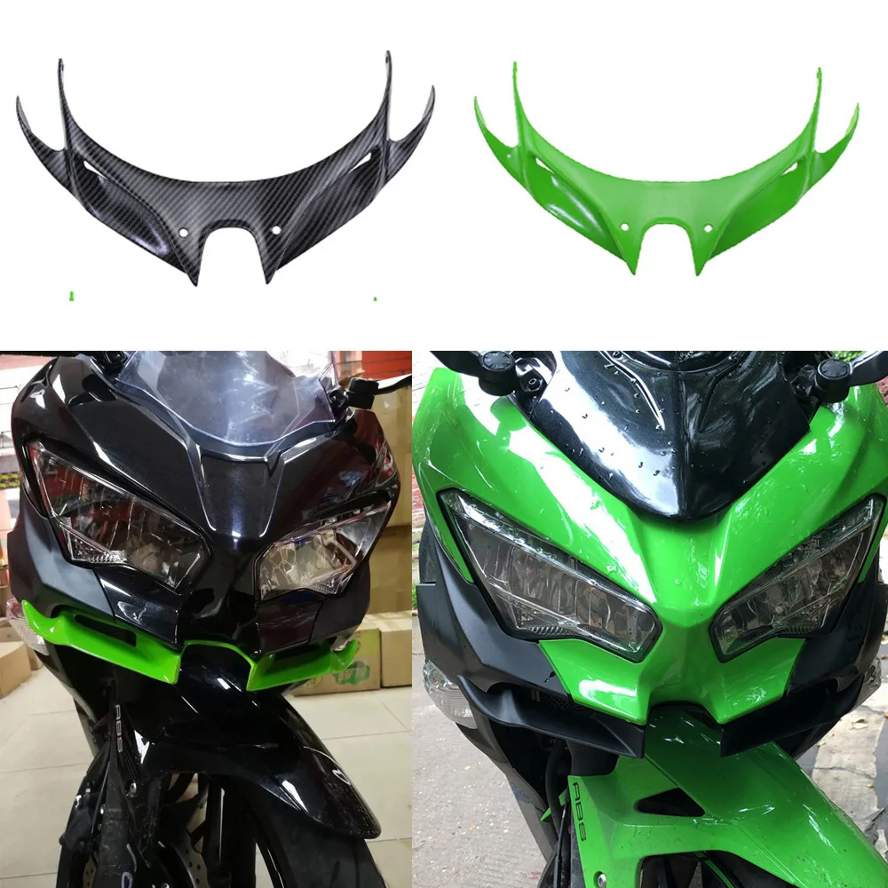 For Kawasaki NINJA250 400 2018-2019 spoiler rear wing headlight fairing kit Carbon Fiber
For Kawasaki NINJA250 400 2018-2019 spoiler rear wing headlight fairing kit Carbon Fiber