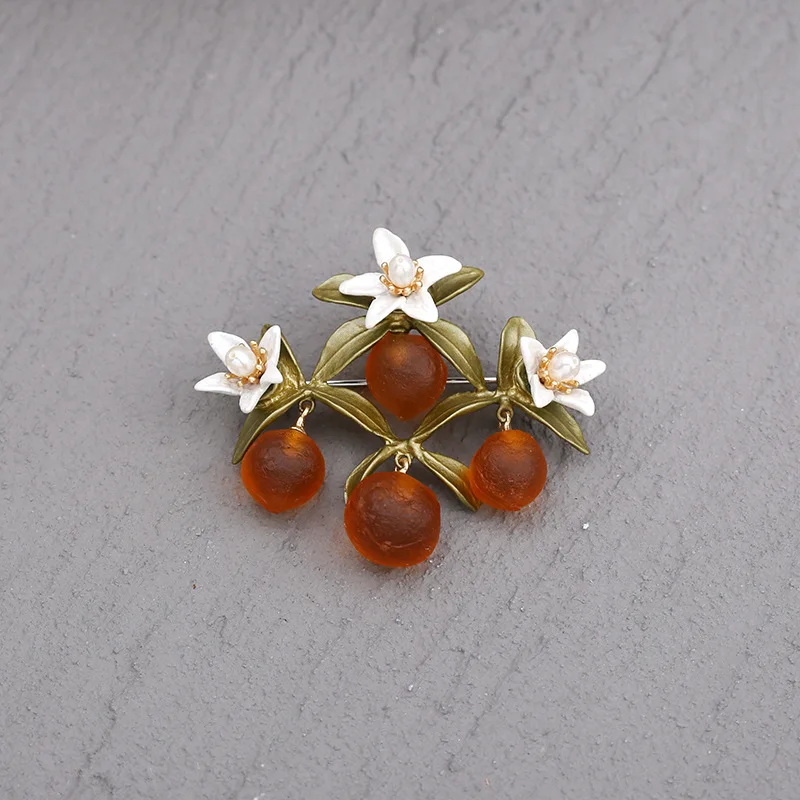 Orange Flower Corsage Pin Brooch Joker Female Niche Design Accessories Chain Scarves Buckle
Orange Flower Corsage Pin Brooch Joker Female Niche Design Accessories Chain Scarves Buckle