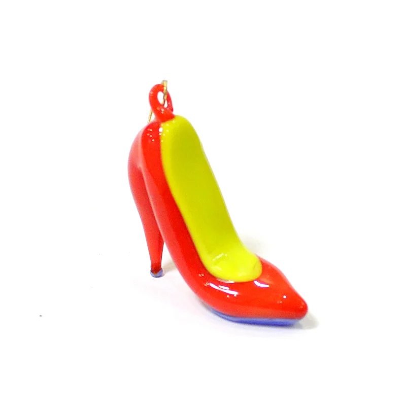 Cute Miniature Glass High-Heeled Shoes Charm Pendant Ornaments for Diy Jewelry Necklace Making Accessories or Wedding Decoration
Cute Miniature Glass High-Heeled Shoes Charm Pendant Ornaments for Diy Jewelry Necklace Making Accessories or Wedding Decoration