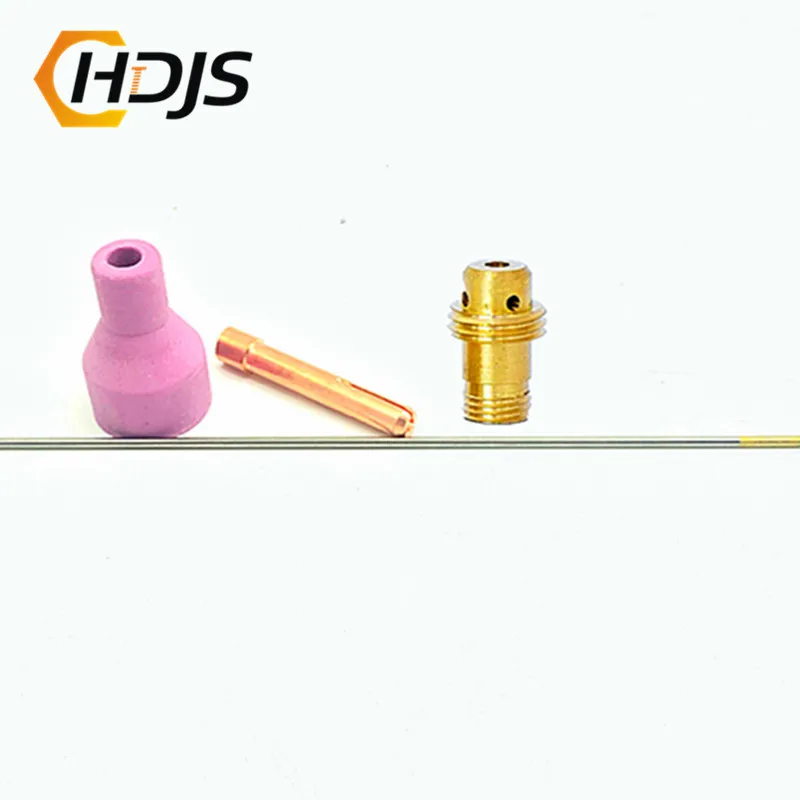 4 Pcs Tungsten needle copper nozzle guide body QQ150 QQ-150A TIG welding accessories
4 Pcs Tungsten needle copper nozzle guide body QQ150 QQ-150A TIG welding accessories