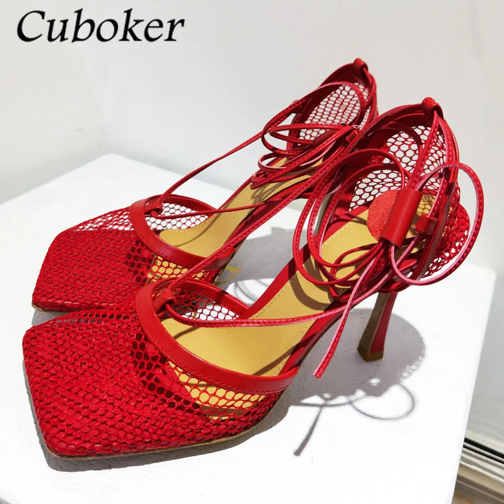 Brand Designer Women High Heel Sandals Square Toe Ankle Strap Summer Runway Sexy Lace Up Party Dress Shoes For Women
Brand Designer Women High Heel Sandals Square Toe Ankle Strap Summer Runway Sexy Lace Up Party Dress Shoes For Women
