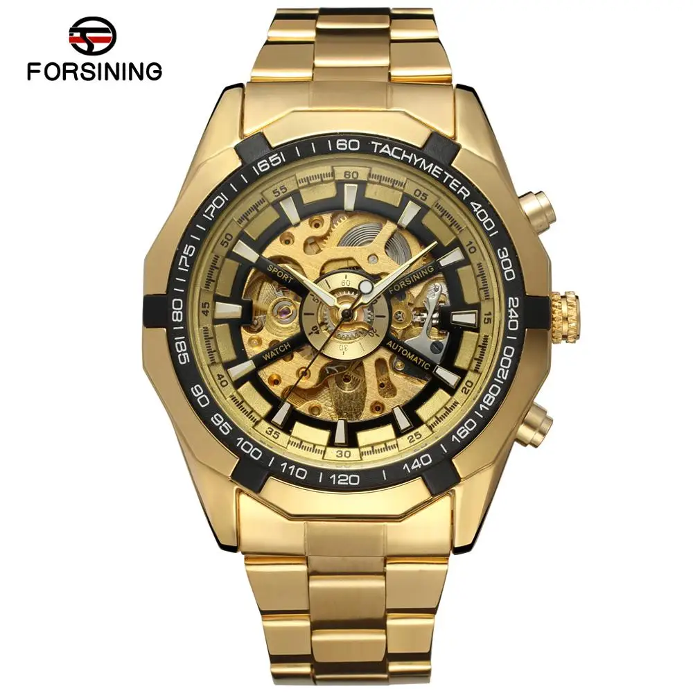 forsining classic luxury black business men's mechanical watch steel strap watch
forsining classic luxury black business men's mechanical watch steel strap watch