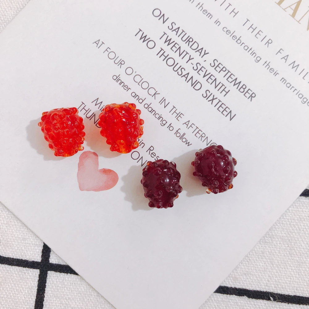 6 pieces / lot Vintage Imitation Mulberry Fruit Glass Bead Earrings Earrings Earrings Jewelry Material Accessories Other
6 pieces / lot Vintage Imitation Mulberry Fruit Glass Bead Earrings Earrings Earrings Jewelry Material Accessories Other