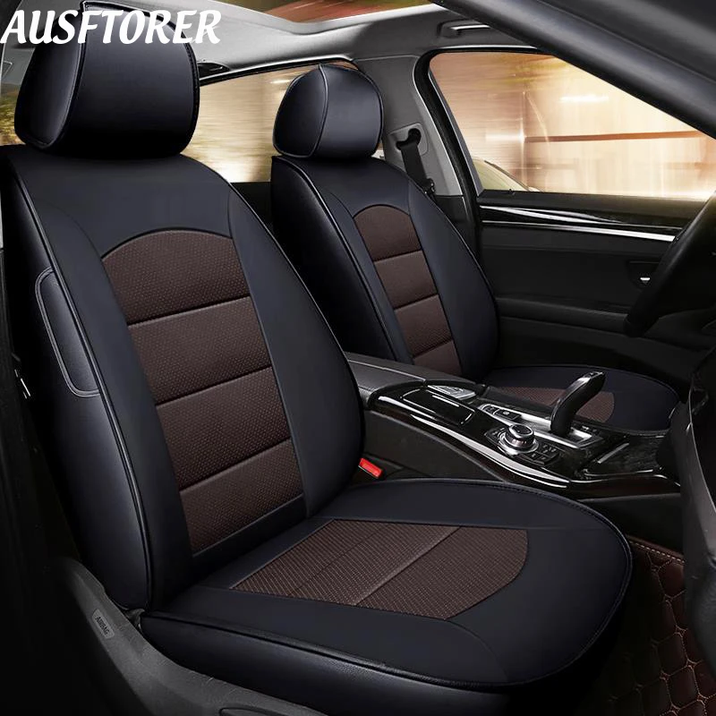 AUSFTORER Cowhide & PVC Leather Seat Cushion for Lincoln MKZ 2015 Accessories Automobiles Seat Covers Set Support Pad 2014-2018
AUSFTORER Cowhide & PVC Leather Seat Cushion for Lincoln MKZ 2015 Accessories Automobiles Seat Covers Set Support Pad 2014-2018
