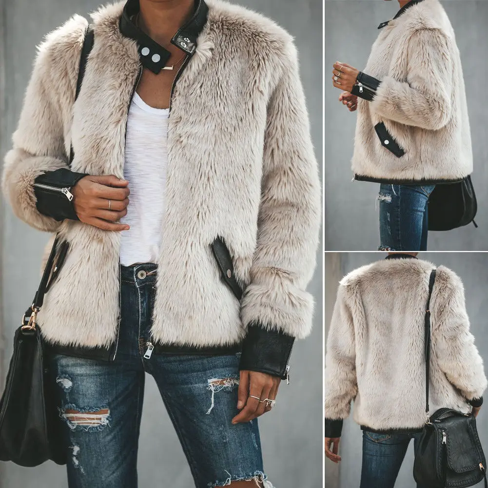 Classica Fashion Fur Coat Women Faux Fur Jacket Winter Streetwear Pocket Fleece Female Jacket Zip Up Outwear Woman Wool Coat
Classica Fashion Fur Coat Women Faux Fur Jacket Winter Streetwear Pocket Fleece Female Jacket Zip Up Outwear Woman Wool Coat