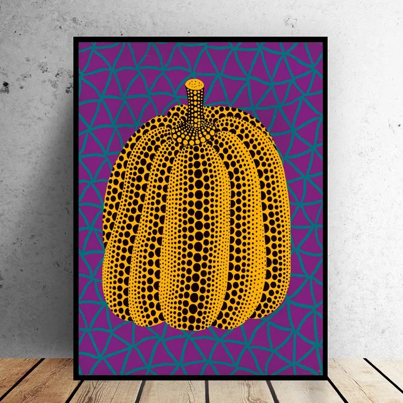 Yayoi Kusama Purple Pumpkin Canvas Art Printed Oil Painting On Canvas Wall Painting for Home Decor Wall Picture
Yayoi Kusama Purple Pumpkin Canvas Art Printed Oil Painting On Canvas Wall Painting for Home Decor Wall Picture