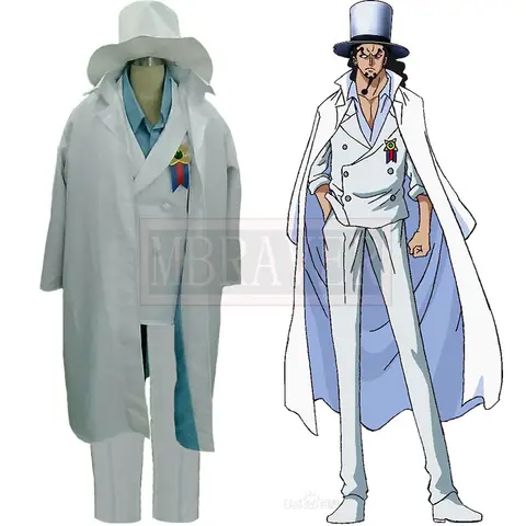CP0 Rob Lucci Cosplay Costume Party Christmas Halloween Custom Made Any Sizes
