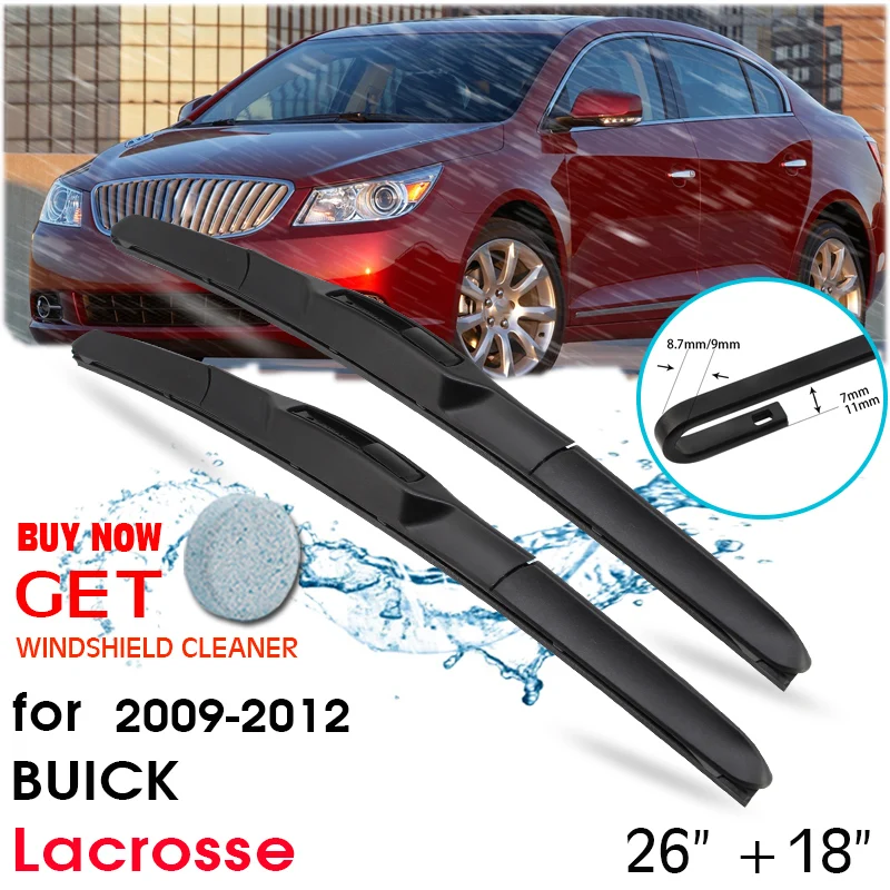 Car Wiper Blade Front Window Windshield Rubber Silicon Refill Wiper For Buick Lacrosse 2009-2012 LHD/RHD 26"+18" Car Accessories
Car Wiper Blade Front Window Windshield Rubber Silicon Refill Wiper For Buick Lacrosse 2009-2012 LHD/RHD 26"+18" Car Accessories