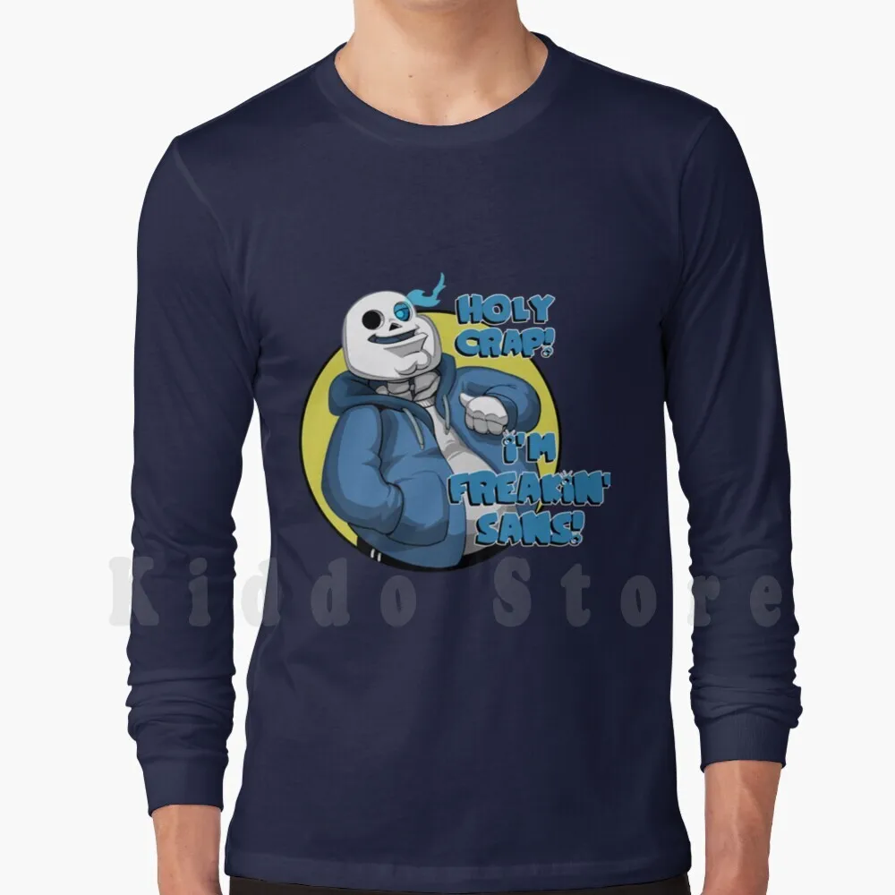 Holy Crap! I'm Freakin' Sans! Hoodie Long Sleeve Sans Peter Griffin Undertale Meme
Holy Crap! I'm Freakin' Sans! Hoodie Long Sleeve Sans Peter Griffin Undertale Meme