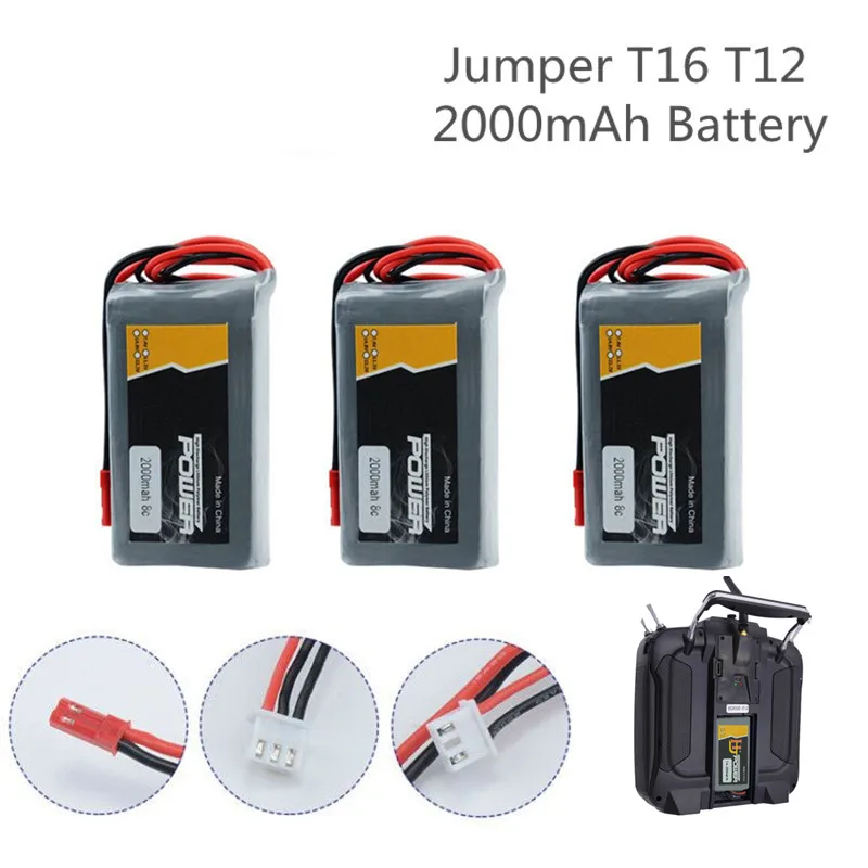 Литий-Полимерный Аккумулятор 7,4 в 2000 мАч 2S для Jumper T16 T12, многопротокольный радиопередатчик с открытым исходным кодом, аккумулятор для пульта дистанционного управления
Литий-Полимерный Аккумулятор 7,4 в 2000 мАч 2S для Jumper T16 T12, многопротокольный радиопередатчик с открытым исходным кодом, аккумулятор для пульта дистанционного управления