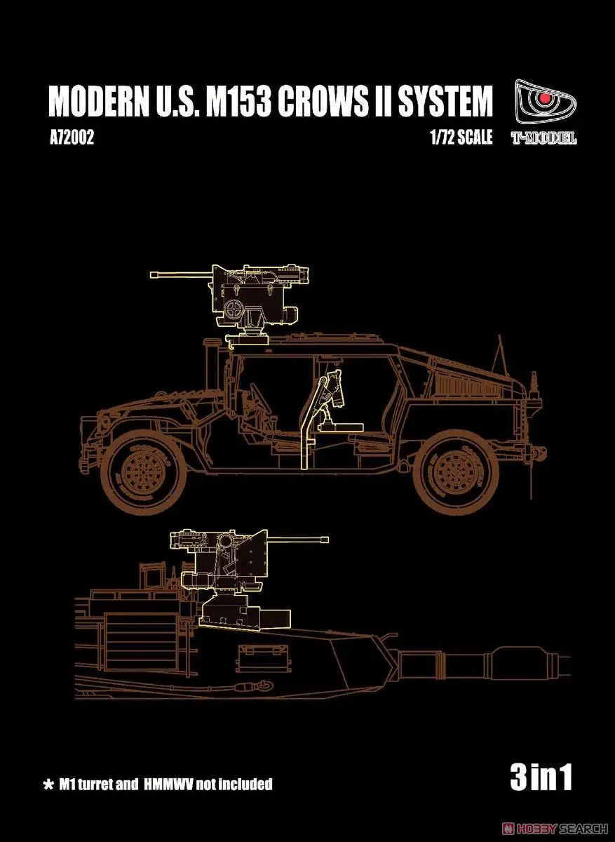 Фонарь A72002 масштаб 1/72, США, военная система CROWSII M153, инъекция + травление
Фонарь A72002 масштаб 1/72, США, военная система CROWSII M153, инъекция + травление