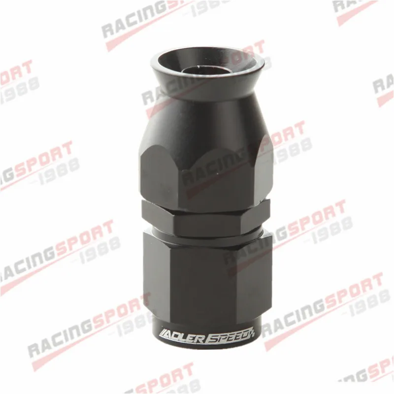 6AN AN-6 Straight Reusable Swivel For PTFE Hose End Fitting Adapter Aluminum Black
6AN AN-6 Straight Reusable Swivel For PTFE Hose End Fitting Adapter Aluminum Black