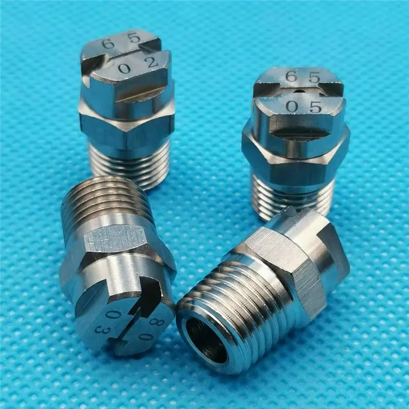 1/4" 65 degree flat fan spray nozzle,industrial/factory cleaning fan nozzle,veejet,car washing nozzle,dust removal nozzle
1/4" 65 degree flat fan spray nozzle,industrial/factory cleaning fan nozzle,veejet,car washing nozzle,dust removal nozzle