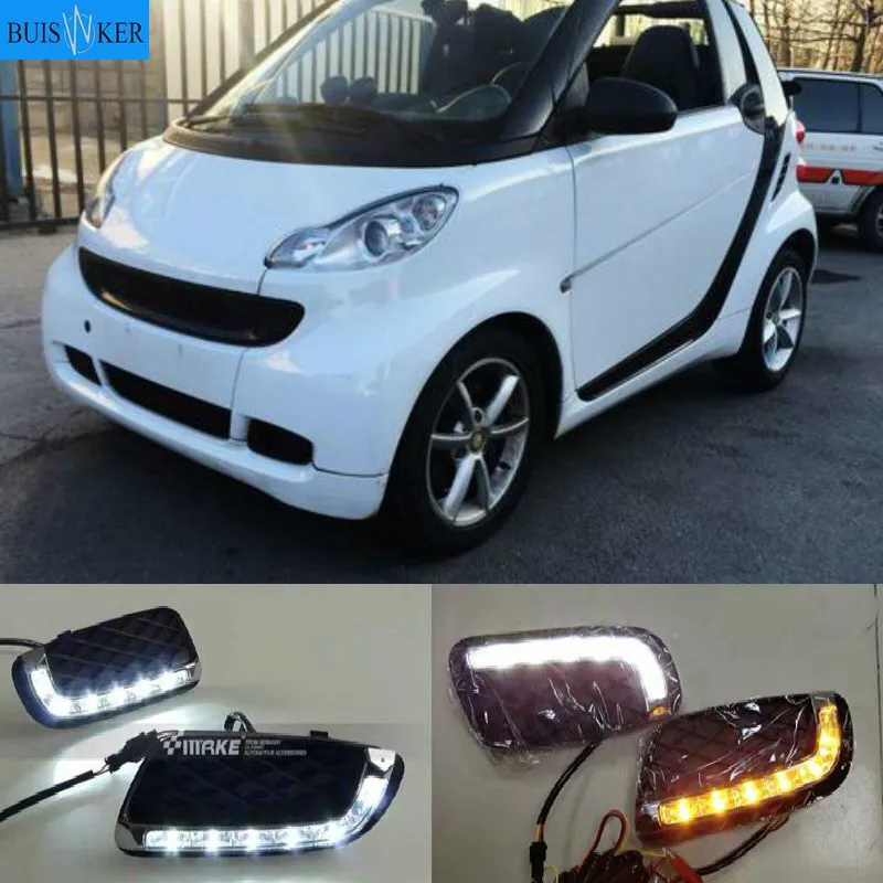 Car 2Pcs DRL For Mercedes Benz Smart fortwo 2008 2009 2010 2011 Daytime Running Lights Fog head Lamp cover car styling
Car 2Pcs DRL For Mercedes Benz Smart fortwo 2008 2009 2010 2011 Daytime Running Lights Fog head Lamp cover car styling