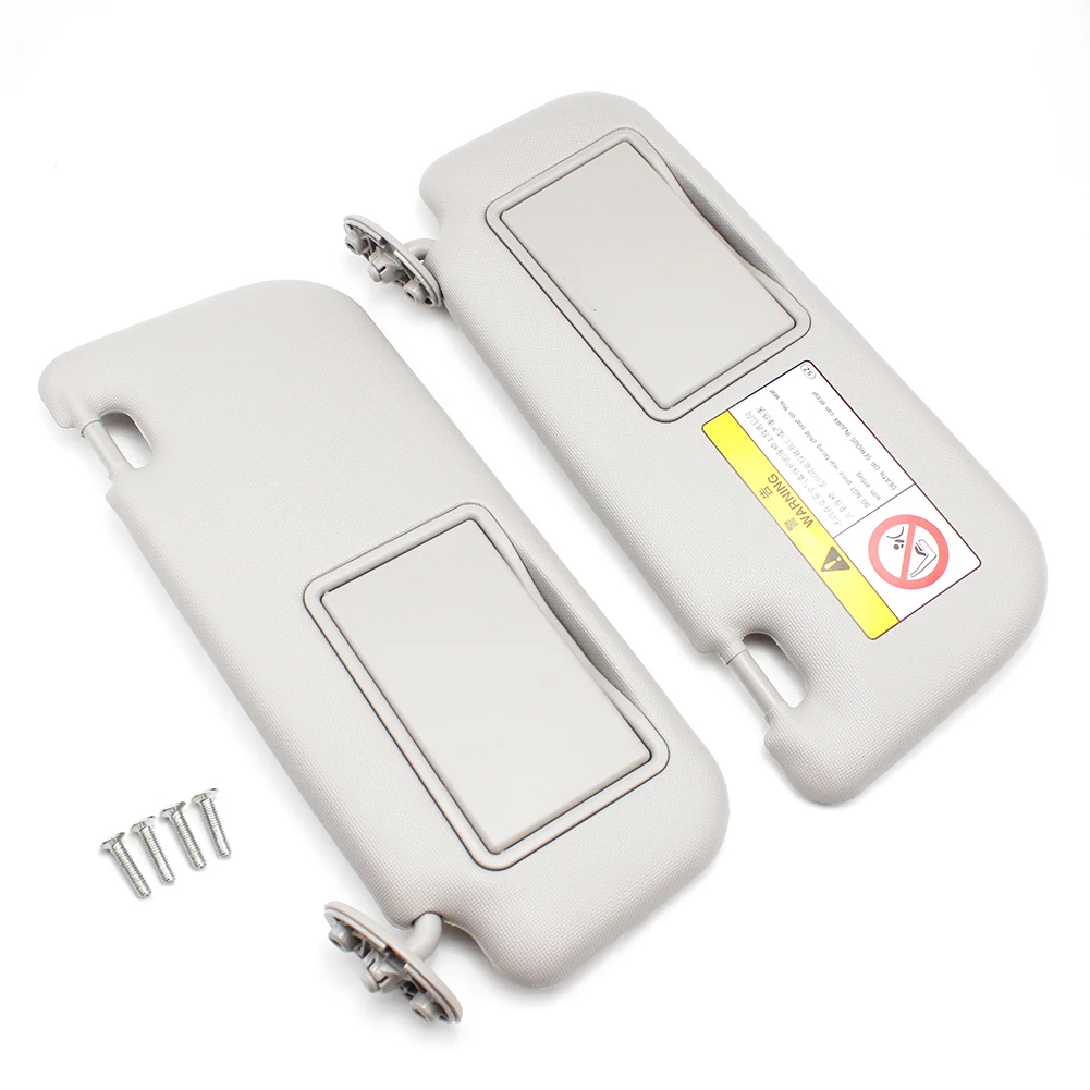 LARBLL Gray sun visor with make-up mirror and Screws Left Right for Toyota Corolla 2014-2017 74320-02B21 74310-02K91
LARBLL Gray sun visor with make-up mirror and Screws Left Right for Toyota Corolla 2014-2017 74320-02B21 74310-02K91
